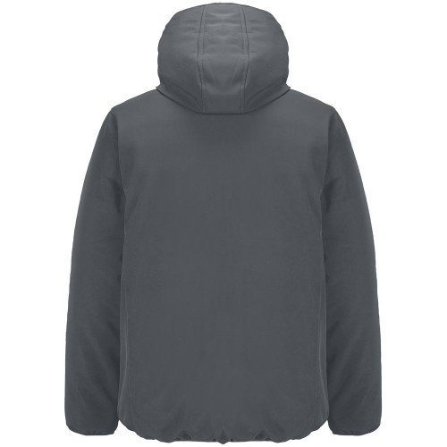 Куртка софтшелл с капюшоном мужская Falcon Men, темно-серая Куртка софтшелл с капюшоном мужская Falcon Men, темно-серая