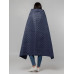Плед-пончо для пикника SnapCoat, синий Плед-пончо для пикника SnapCoat, синий