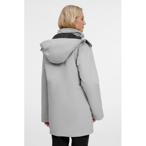 Куртка-парка унисекс Sfera, светло-серая Куртка-парка унисекс Sfera, светло-серая