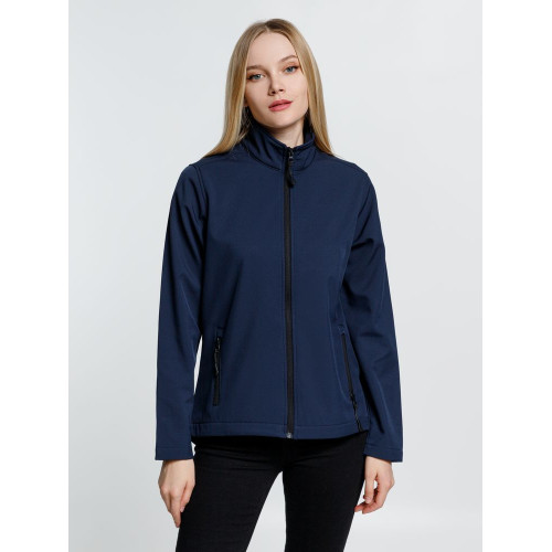 Куртка софтшелл женская Race Women темно-синяя Куртка софтшелл женская Race Women темно-синяя