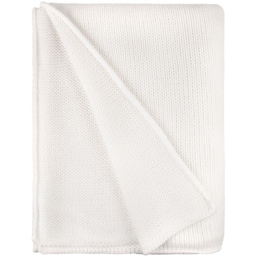 Плед Knitly, белый Плед Knitly, белый