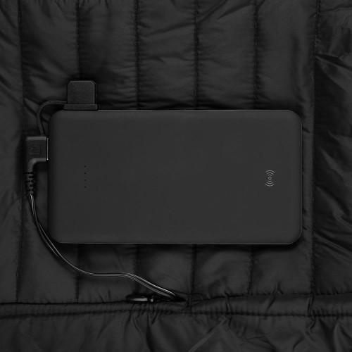 Куртка с подогревом Thermalli Meribell, черная Куртка с подогревом Thermalli Meribell, черная