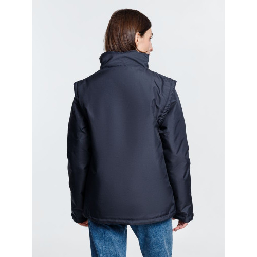 Куртка-трансформер унисекс Astana, темно-синяя Куртка-трансформер унисекс Astana, темно-синяя