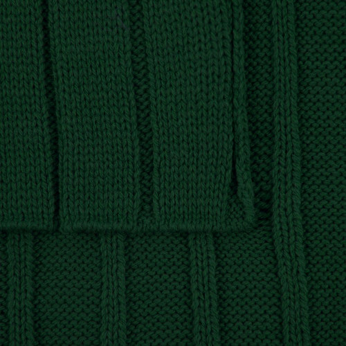 Плед Tressa, темно-зеленый Плед Tressa, темно-зеленый