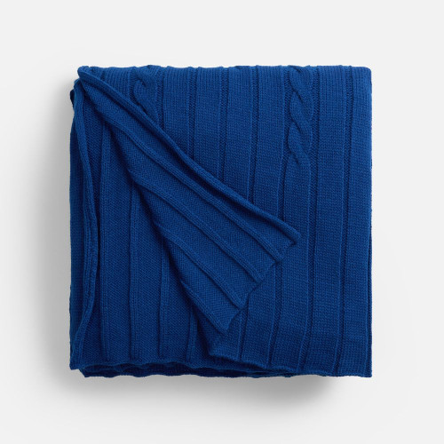 Плед Tressa, темно-синий (кобальт) Плед Tressa, темно-синий (кобальт)