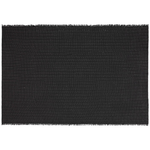 Плед Fringy, черный с белым Плед Fringy, черный с белым