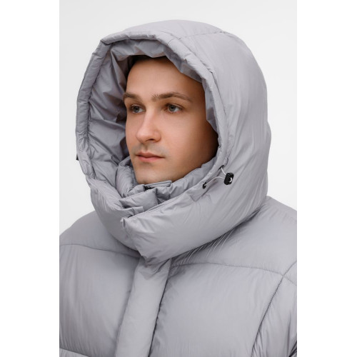 Пуховик унисекс Kapsula, серый Пуховик унисекс Kapsula, серый