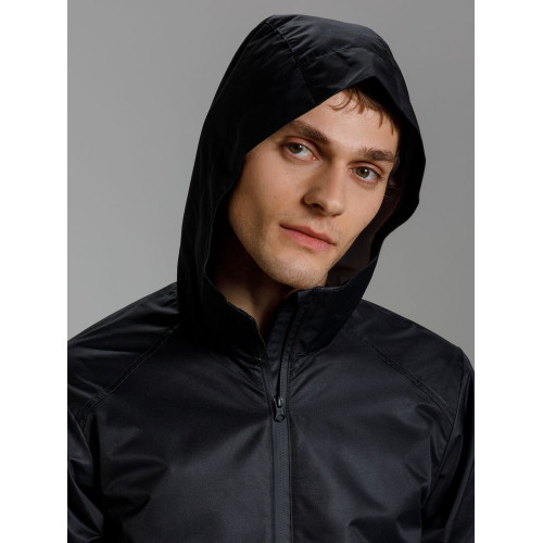 Куртка унисекс Nordvind WR, черная Куртка унисекс Nordvind WR, черная