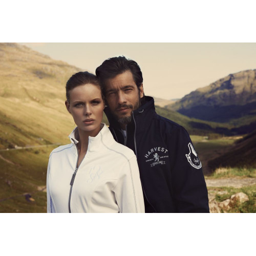 Куртка софтшелл мужская Snyder, белая Куртка софтшелл мужская Snyder, белая