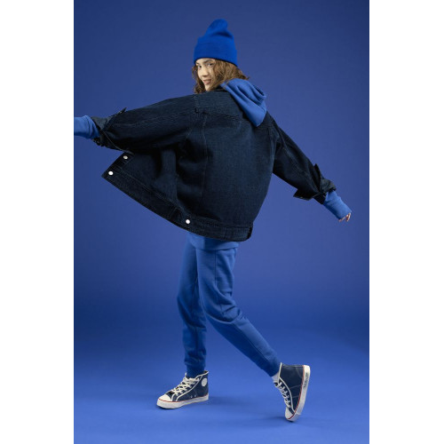 Куртка джинсовая O2, темно-синяя Куртка джинсовая O2, темно-синяя