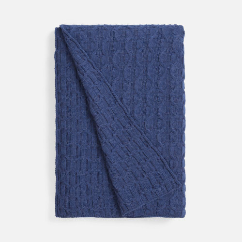 Плед Braidera, синий (черника)