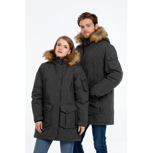 Парка женская Explorer, серый меланж Парка женская Explorer, серый меланж