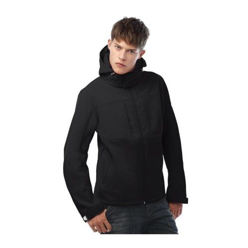 Куртка мужская Hooded Softshell черная Куртка мужская Hooded Softshell черная