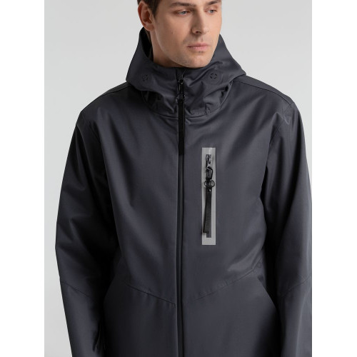 Куртка унисекс Shtorm, темно-серая (графит) Куртка унисекс Shtorm, темно-серая (графит)