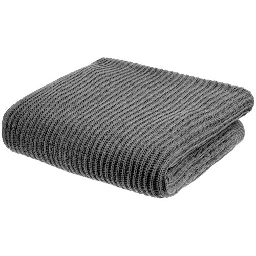 Плед Shirr, серый меланж Плед Shirr, серый меланж