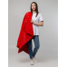 Плед-пончо для пикника SnapCoat, красный Плед-пончо для пикника SnapCoat, красный