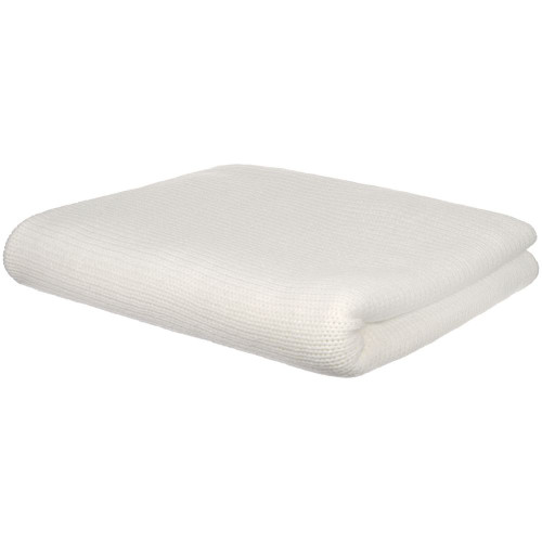 Плед Knitly, жемчужно-белый Плед Knitly, жемчужно-белый