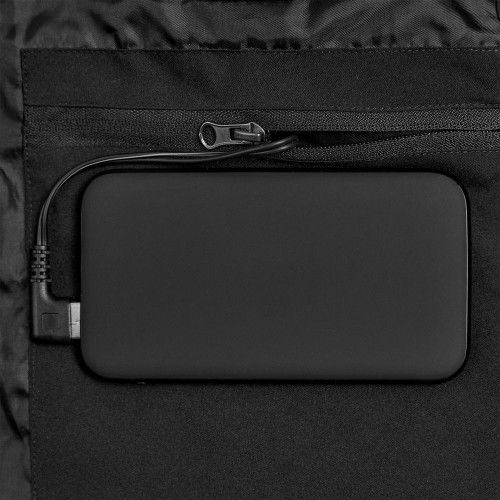 Куртка с подогревом Thermalli Everest, черная Куртка с подогревом Thermalli Everest, черная