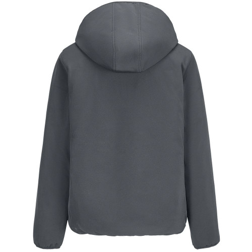 Куртка софтшелл с капюшоном женская Falcon Women, темно-серая Куртка софтшелл с капюшоном женская Falcon Women, темно-серая