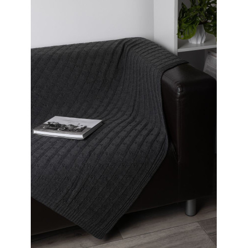 Плед Trenza, темно-серый Плед Trenza, темно-серый