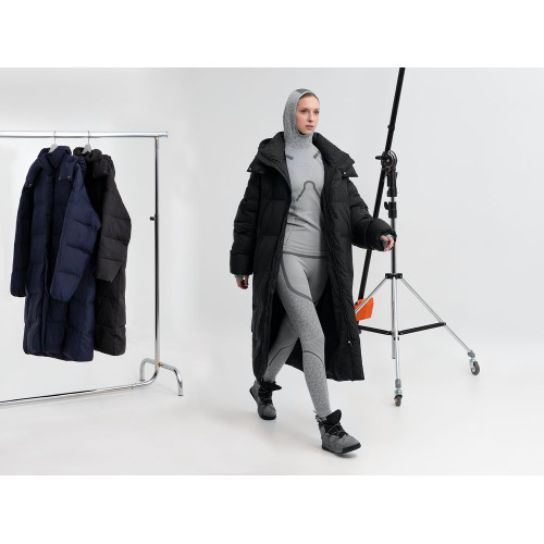 Пуховик унисекс Kapsula, серый Пуховик унисекс Kapsula, серый