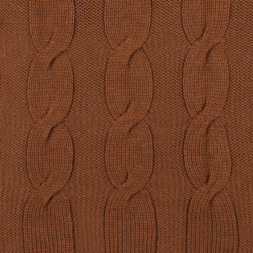 Плед Snefald, коричневый (темное золото)