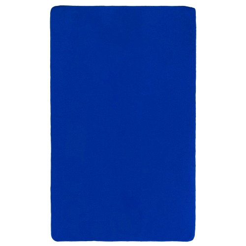 Флисовый плед Warm&Peace, ярко-синий