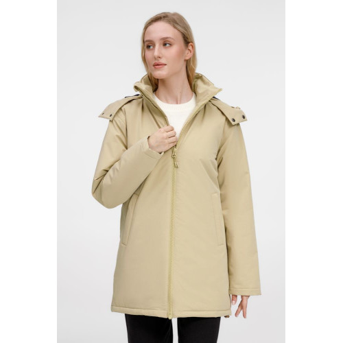 Куртка-парка унисекс Sfera, бежевая Куртка-парка унисекс Sfera, бежевая