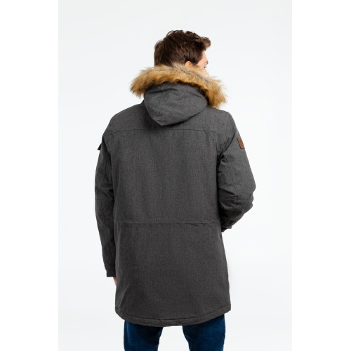 Парка мужская Explorer, серый меланж Парка мужская Explorer, серый меланж