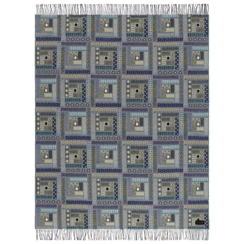 Плед Baltimora, синий с серым Плед Baltimora, синий с серым