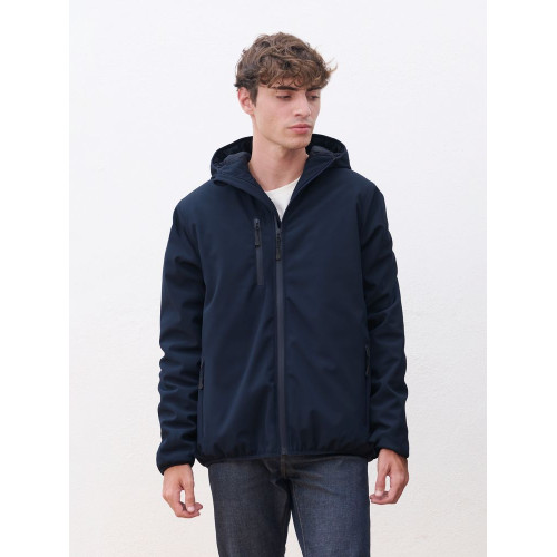 Куртка софтшелл с капюшоном мужская Falcon Men, ярко-синяя (royal) Куртка софтшелл с капюшоном мужская Falcon Men, ярко-синяя (royal)