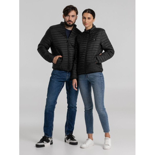 Куртка с подогревом Thermalli Meribell, черная Куртка с подогревом Thermalli Meribell, черная