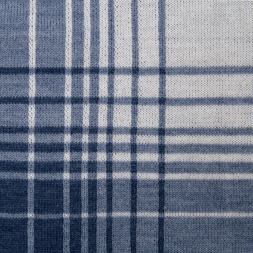 Плед Duotone, синий с белым Плед Duotone, синий с белым