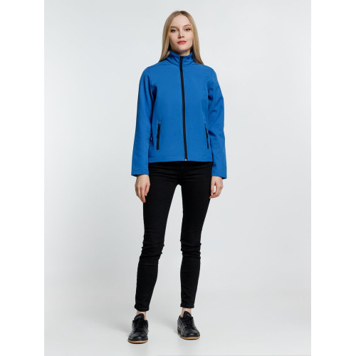 Куртка софтшелл женская Race Women ярко-синяя (royal) Куртка софтшелл женская Race Women ярко-синяя (royal)