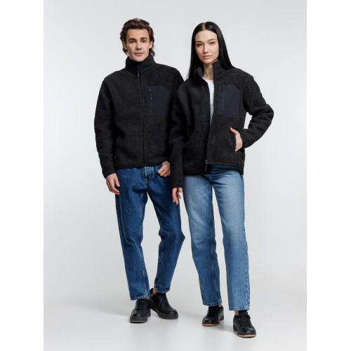 Куртка унисекс Fury, темно-серая (графит) Куртка унисекс Fury, темно-серая (графит)