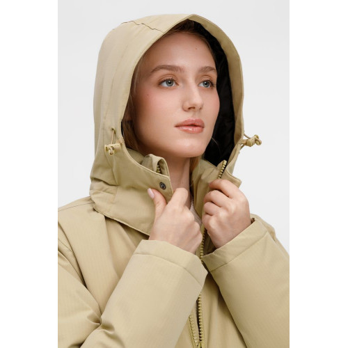 Куртка-парка унисекс Sfera, бежевая Куртка-парка унисекс Sfera, бежевая