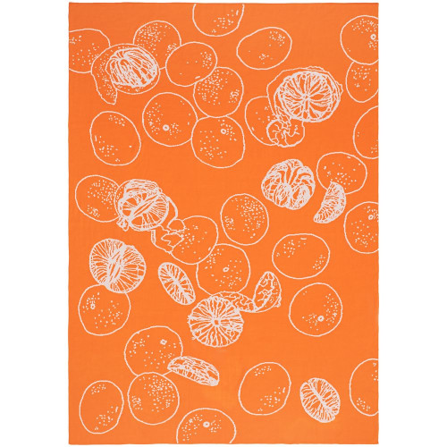 Плед Citrion, оранжево-белый Плед Citrion, оранжево-белый