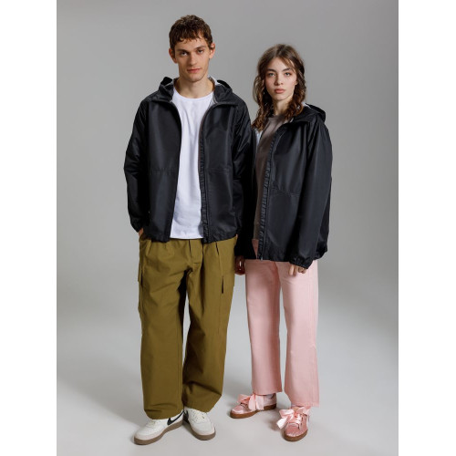 Куртка унисекс Nordvind WR, черная Куртка унисекс Nordvind WR, черная