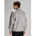 Бомбер из искусственной кожи Univer, серый Бомбер из искусственной кожи Univer, серый