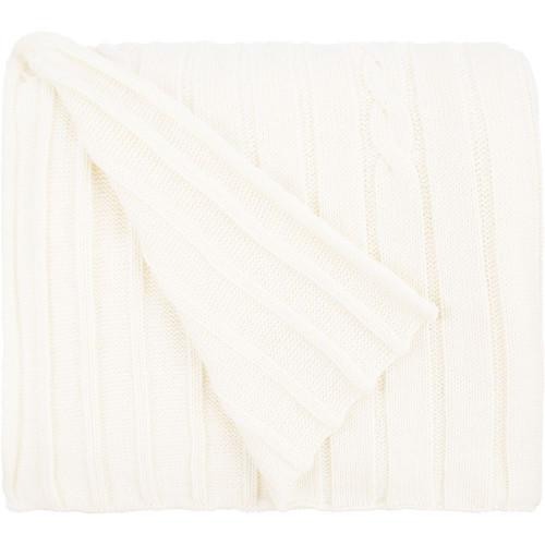 Плед Tressa, белый (молочный) Плед Tressa, белый (молочный)