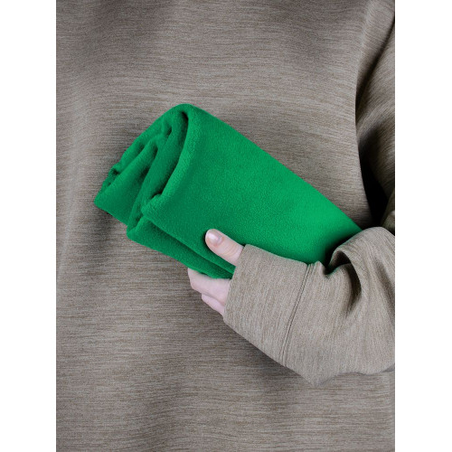 Флисовый плед Warm&Peace, зеленый Флисовый плед Warm&Peace, зеленый