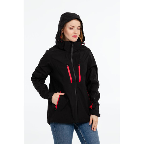 Куртка-трансформер женская Matrix, черная с красным Куртка-трансформер женская Matrix, черная с красным