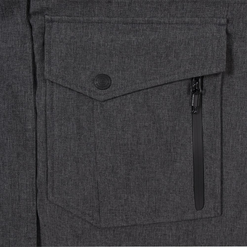 Парка мужская Explorer, серый меланж Парка мужская Explorer, серый меланж