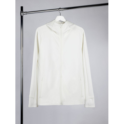 Куртка с капюшоном унисекс Begi, молочно-белая