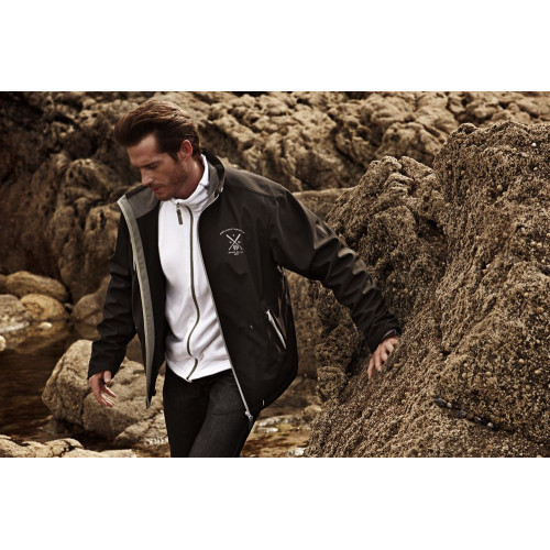 Куртка софтшелл мужская Snyder, белая Куртка софтшелл мужская Snyder, белая