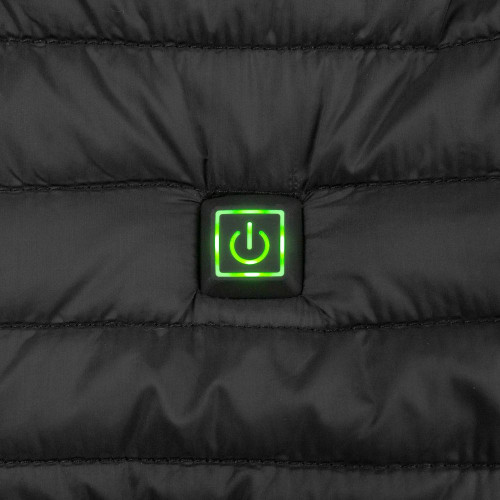 Куртка с подогревом Thermalli Meribell, черная Куртка с подогревом Thermalli Meribell, черная