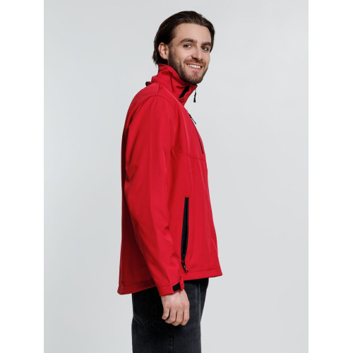 Куртка софтшелл мужская Zagreb, красная Куртка софтшелл мужская Zagreb, красная