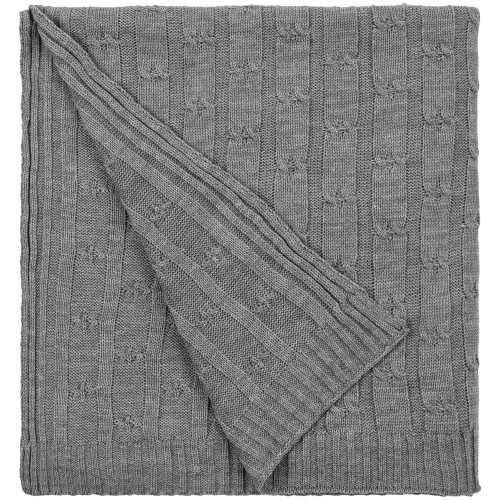 Плед Trenza, серый Плед Trenza, серый