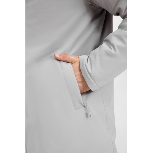 Куртка-парка унисекс Sfera, светло-серая Куртка-парка унисекс Sfera, светло-серая