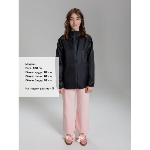 Куртка унисекс Nordvind WR, черная Куртка унисекс Nordvind WR, черная